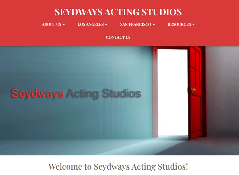 Seydways Acting Studios home page